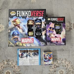 Marvel Legendary Captain America 75th Exp + Free Marvel Funkoverse